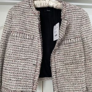 Theory Cropped Jacket Preston Tweed